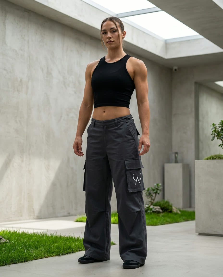 Quarry Wide-Leg Cargo Pant